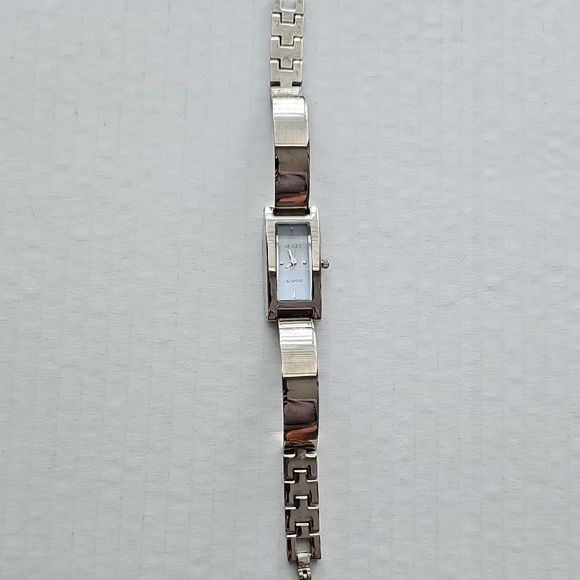 Sophisticated Women's Silver and Brown Watch - Picture 1 of 1